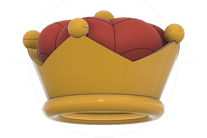 Super Crown for Bowsette 3D print model_2