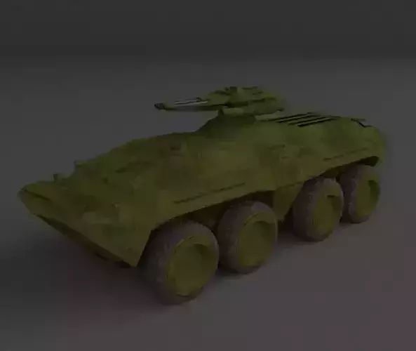 Armoured personnel carrier APC BTR 80 SciFi 