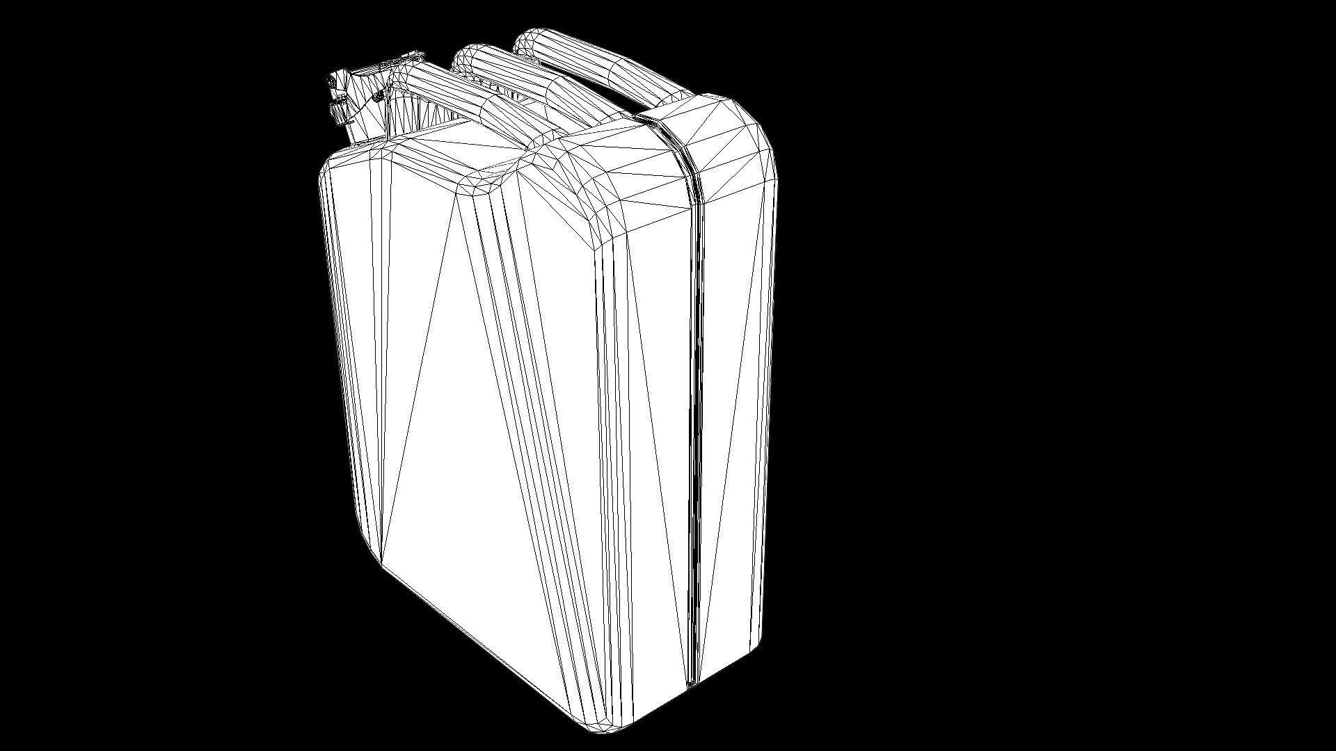 Jerry Can PBR Low-poly 3D model_5