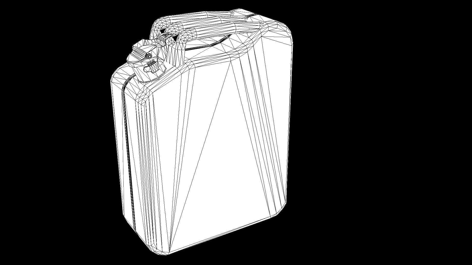 Jerry Can PBR Low-poly 3D model_4
