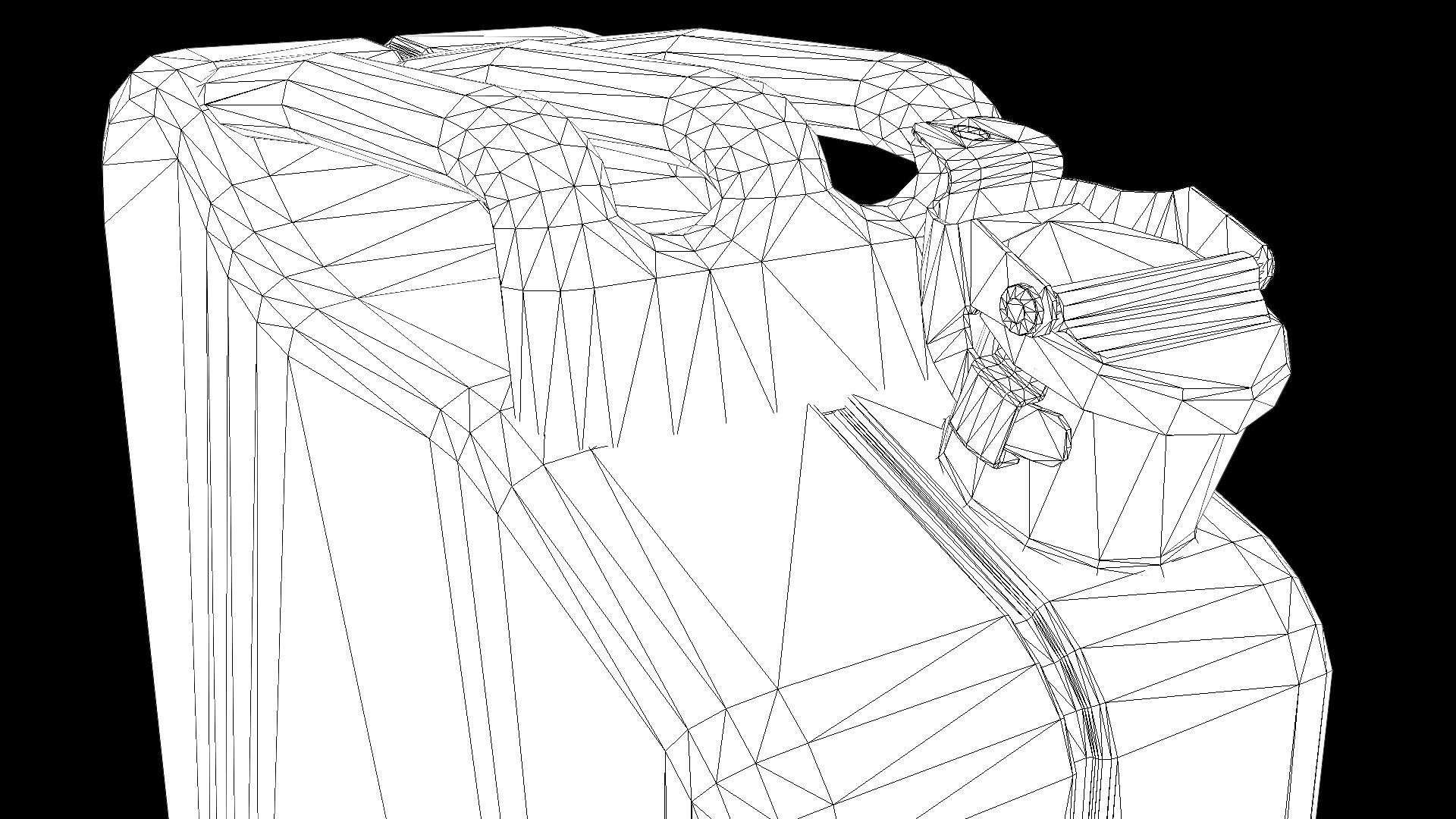 Jerry Can PBR Low-poly 3D model_6