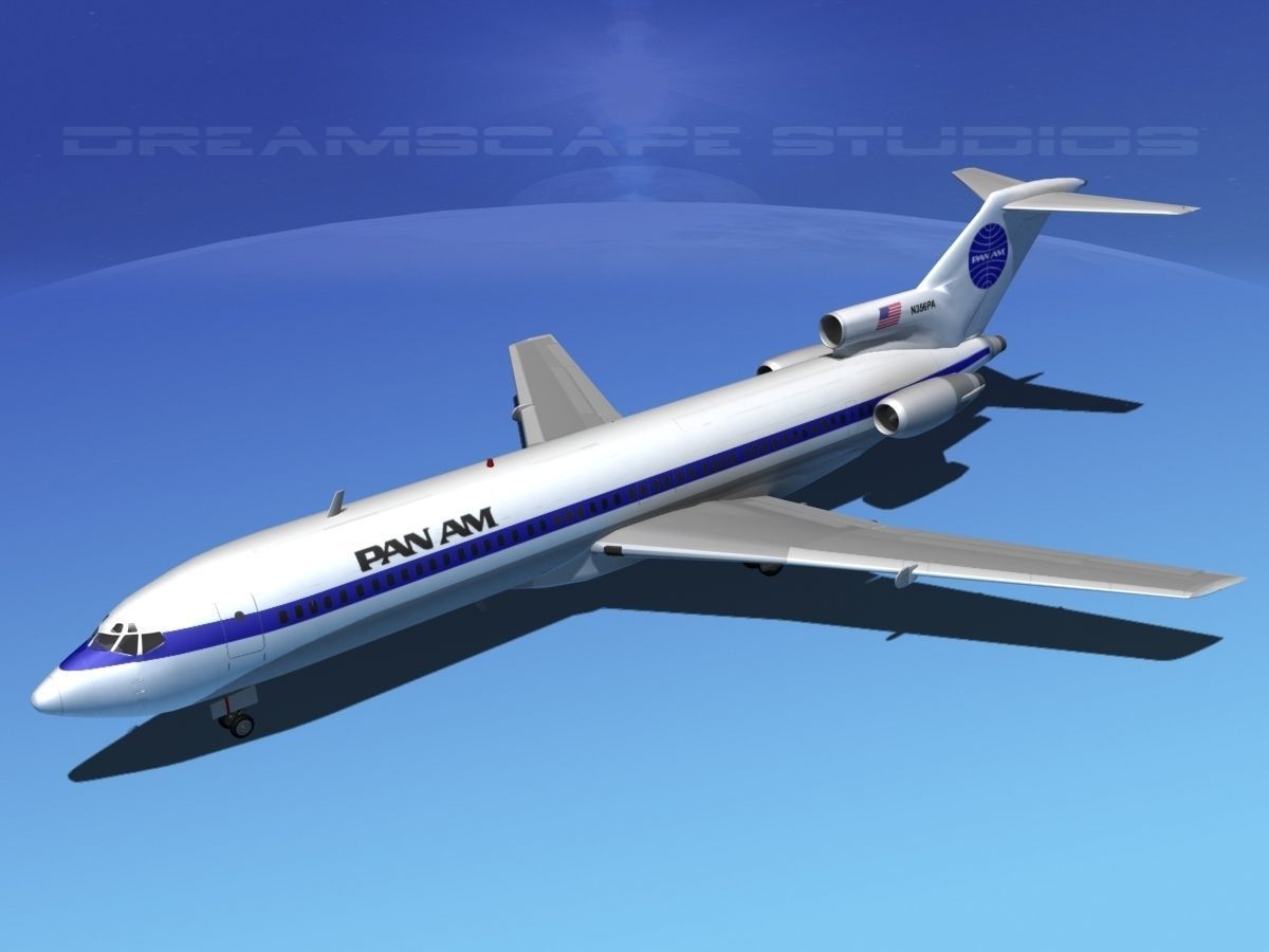 Boeing 727-200 Pan Am 1 3D model_15