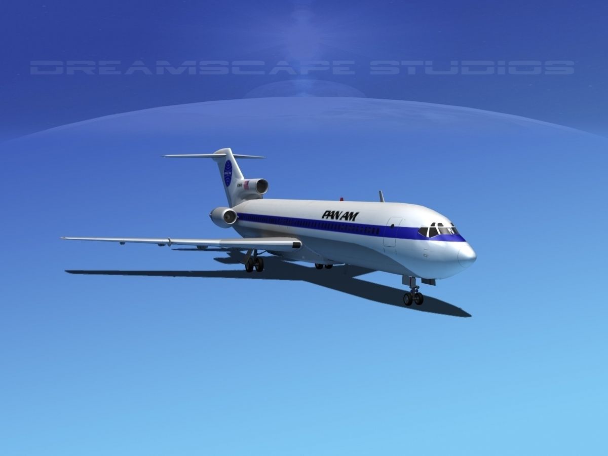 Boeing 727-200 Pan Am 1 3D model_7