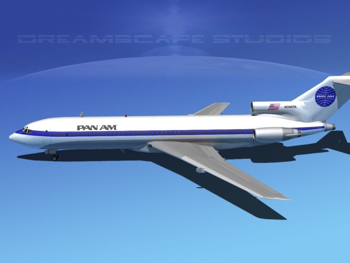 Boeing 727-200 Pan Am 1 3D model_14