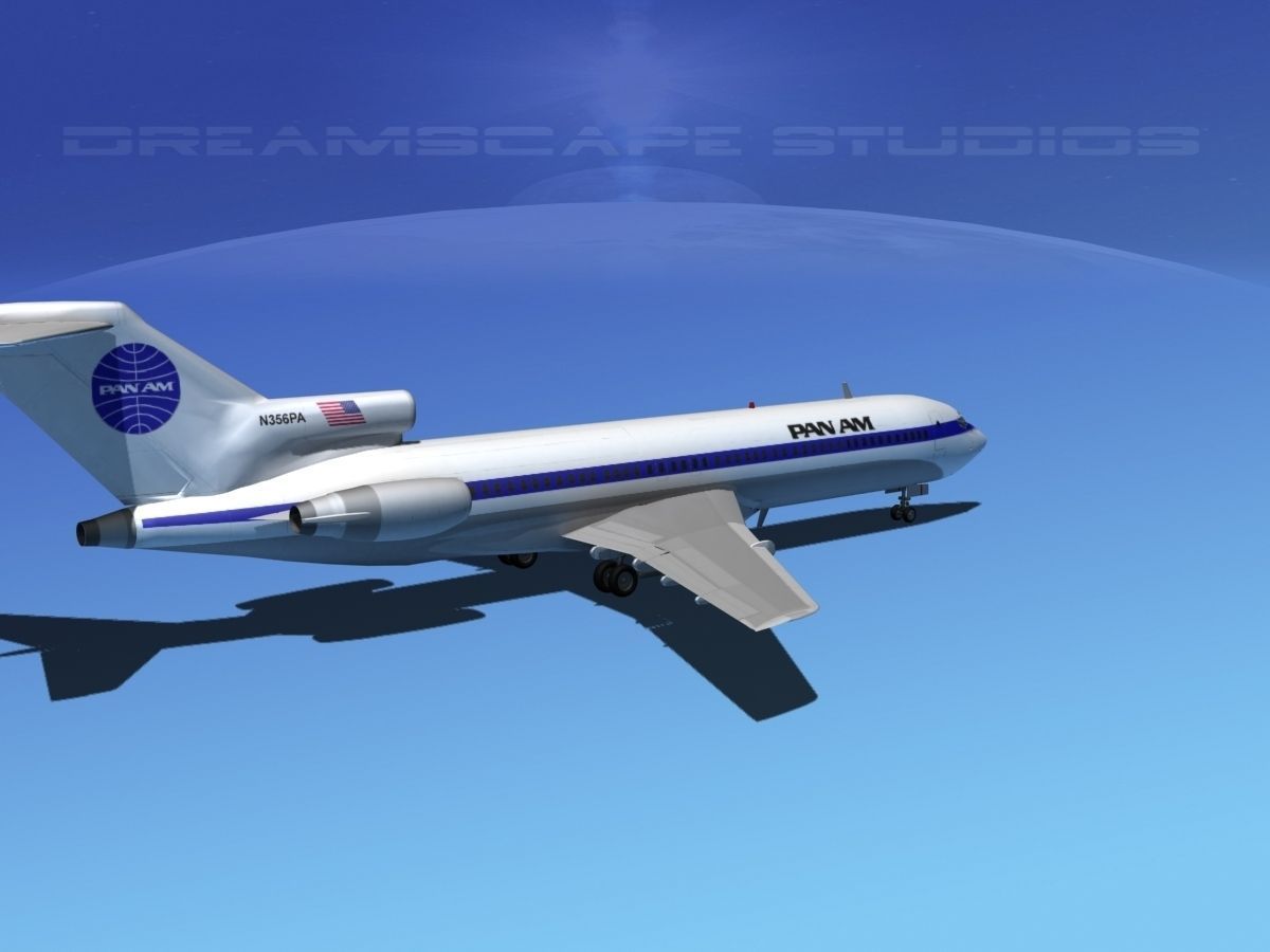 Boeing 727-200 Pan Am 1 3D model_8