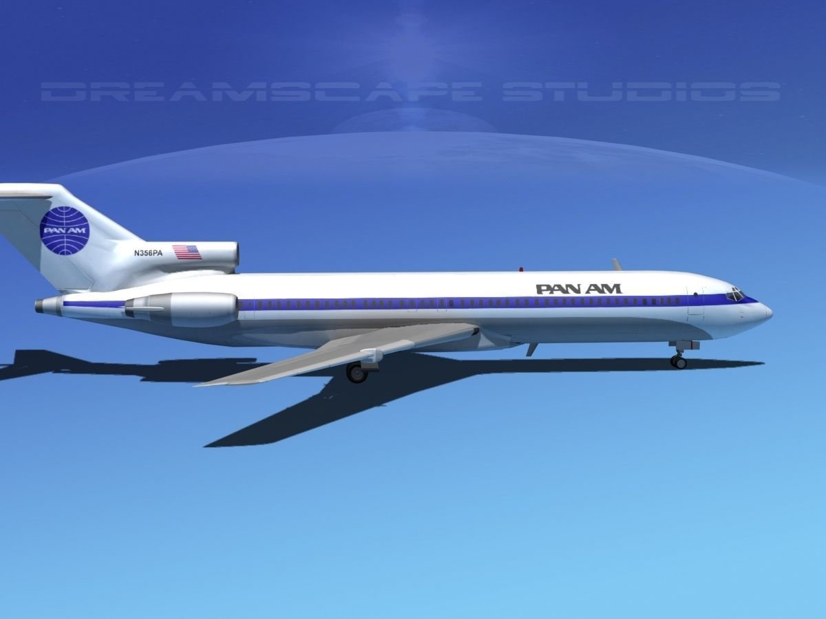 Boeing 727-200 Pan Am 1 3D model_10