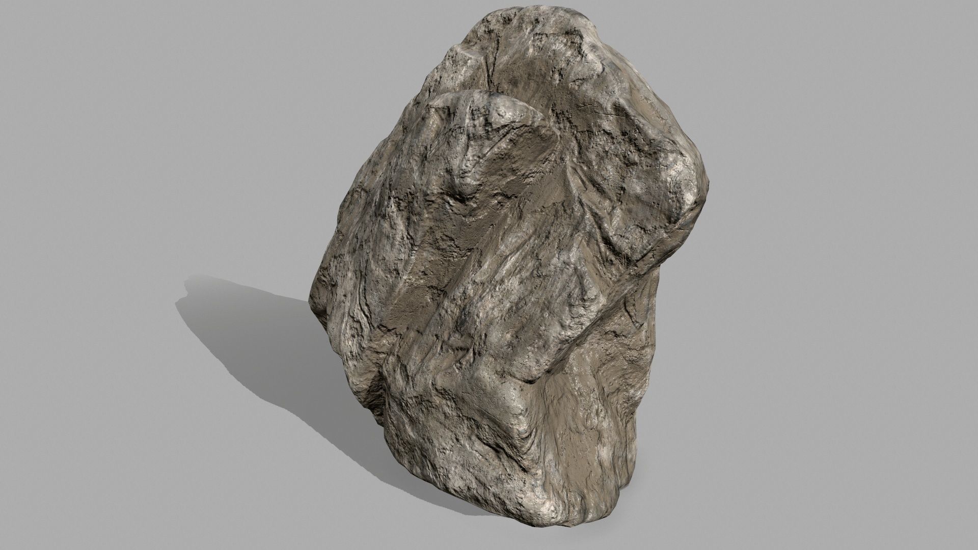 dirty rocks Low-poly 3D model_2