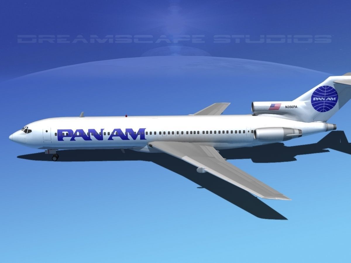 Boeing 727-200 Pan Am 2 3D model_14