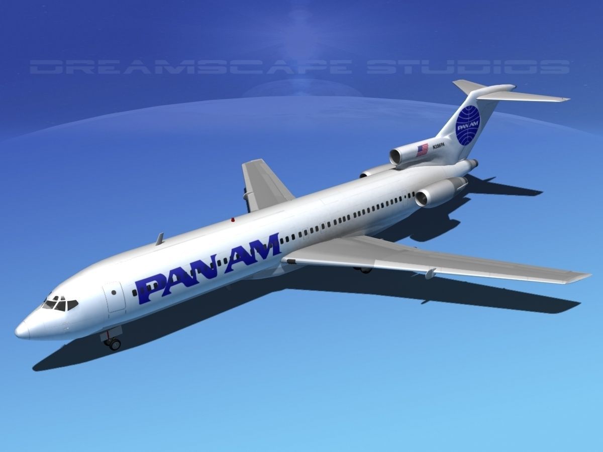 Boeing 727-200 Pan Am 2 3D model_15
