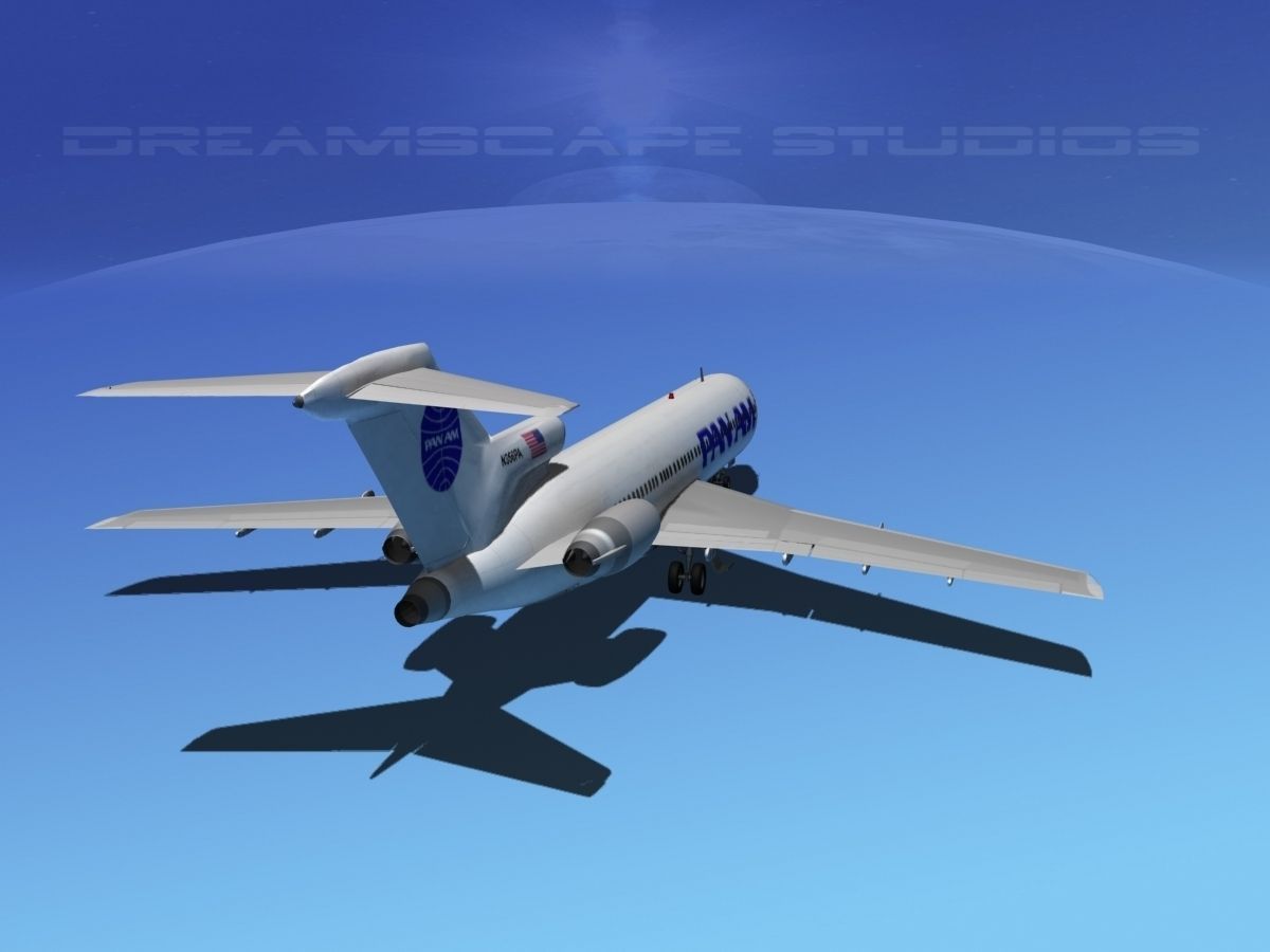 Boeing 727-200 Pan Am 2 3D model_11