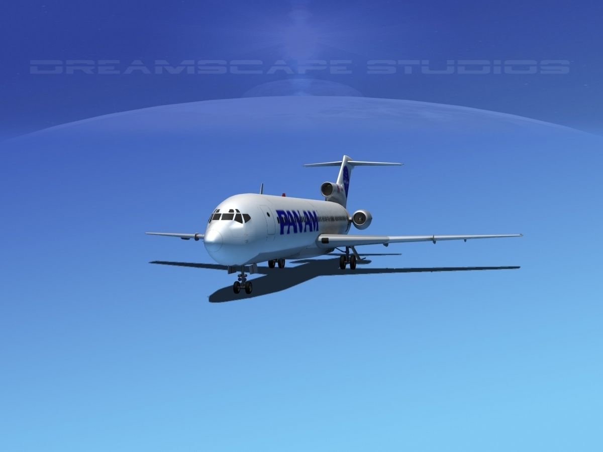 Boeing 727-200 Pan Am 2 3D model_6