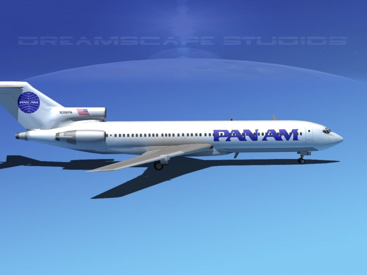 Boeing 727-200 Pan Am 2 3D model_10