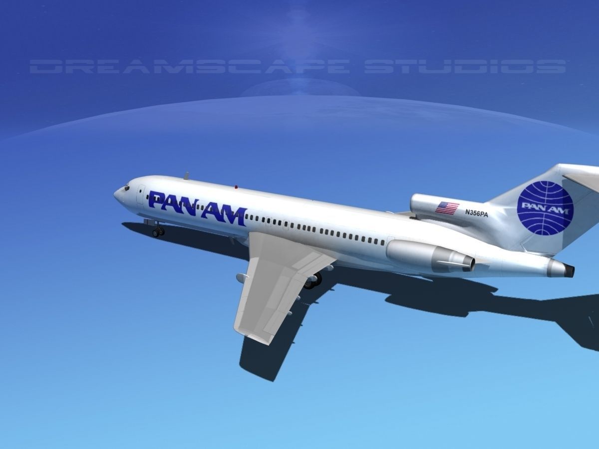 Boeing 727-200 Pan Am 2 3D model_13