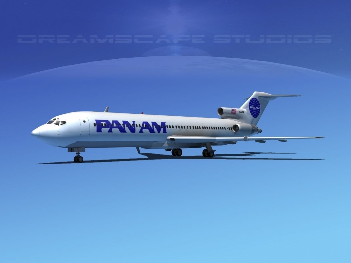 Boeing 727-200 Pan Am 2 3D model_8