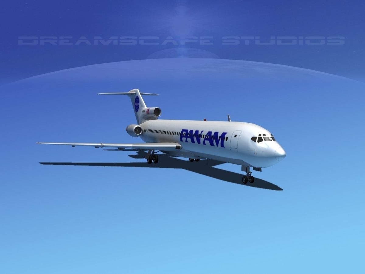 Boeing 727-200 Pan Am 2 3D model_7
