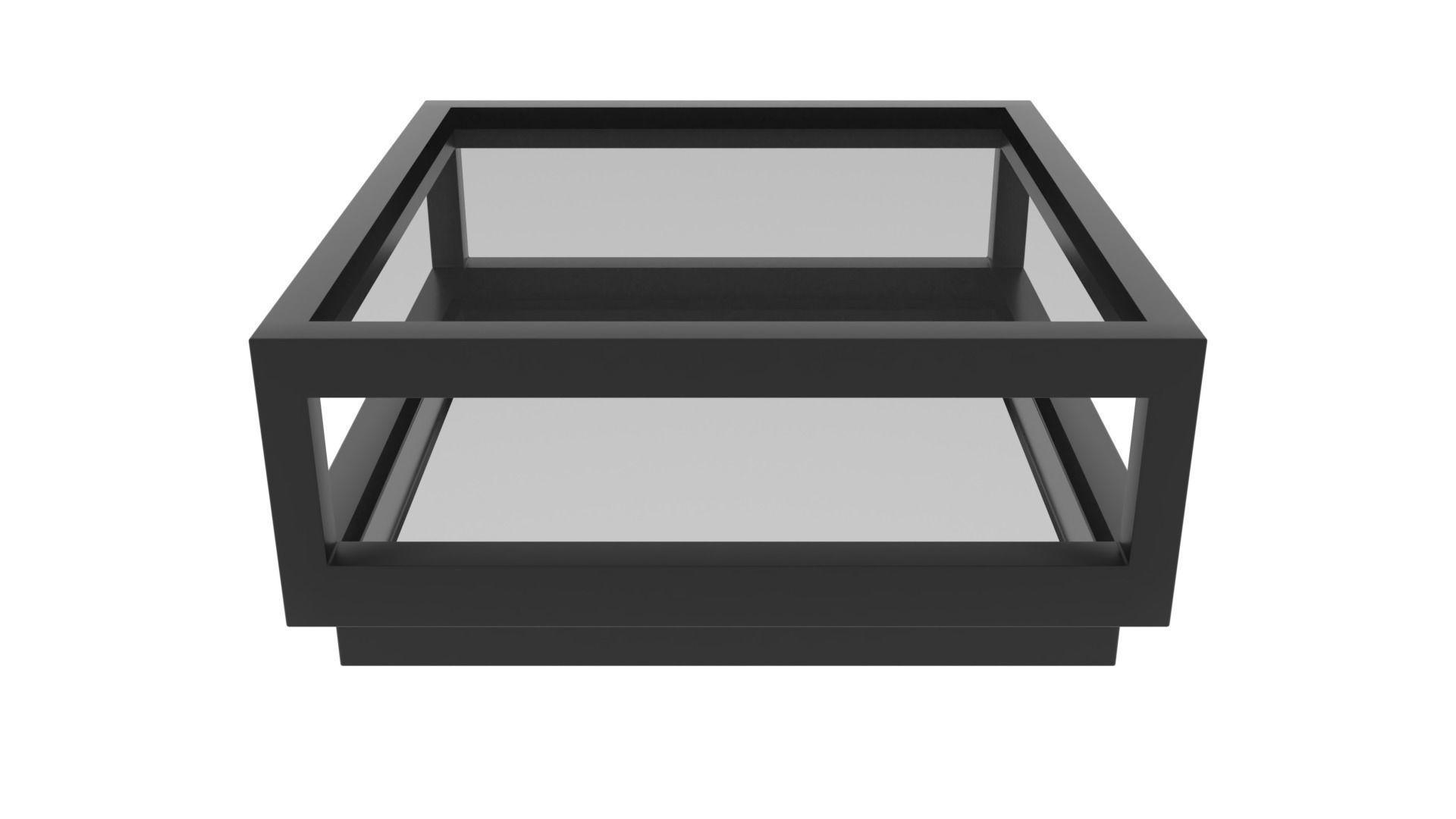 Living Room Coffee Table Low-poly 3D model_2
