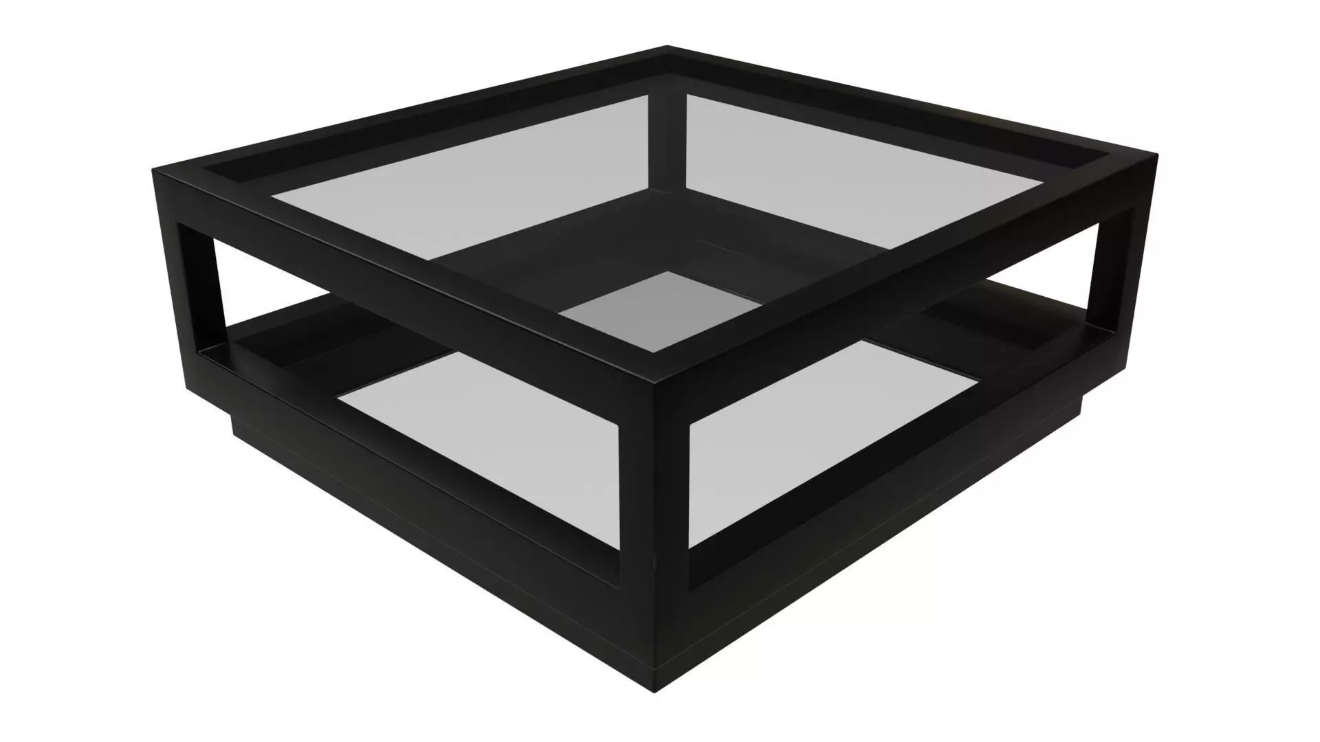 Living Room Coffee Table Low-poly 3D model_0