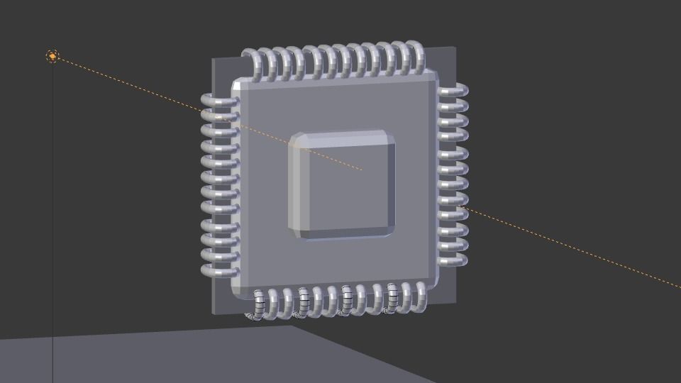 Rope Hanging Decoration 3D model_2