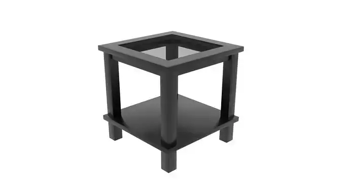 Living Room Side Table Low-poly 3D model