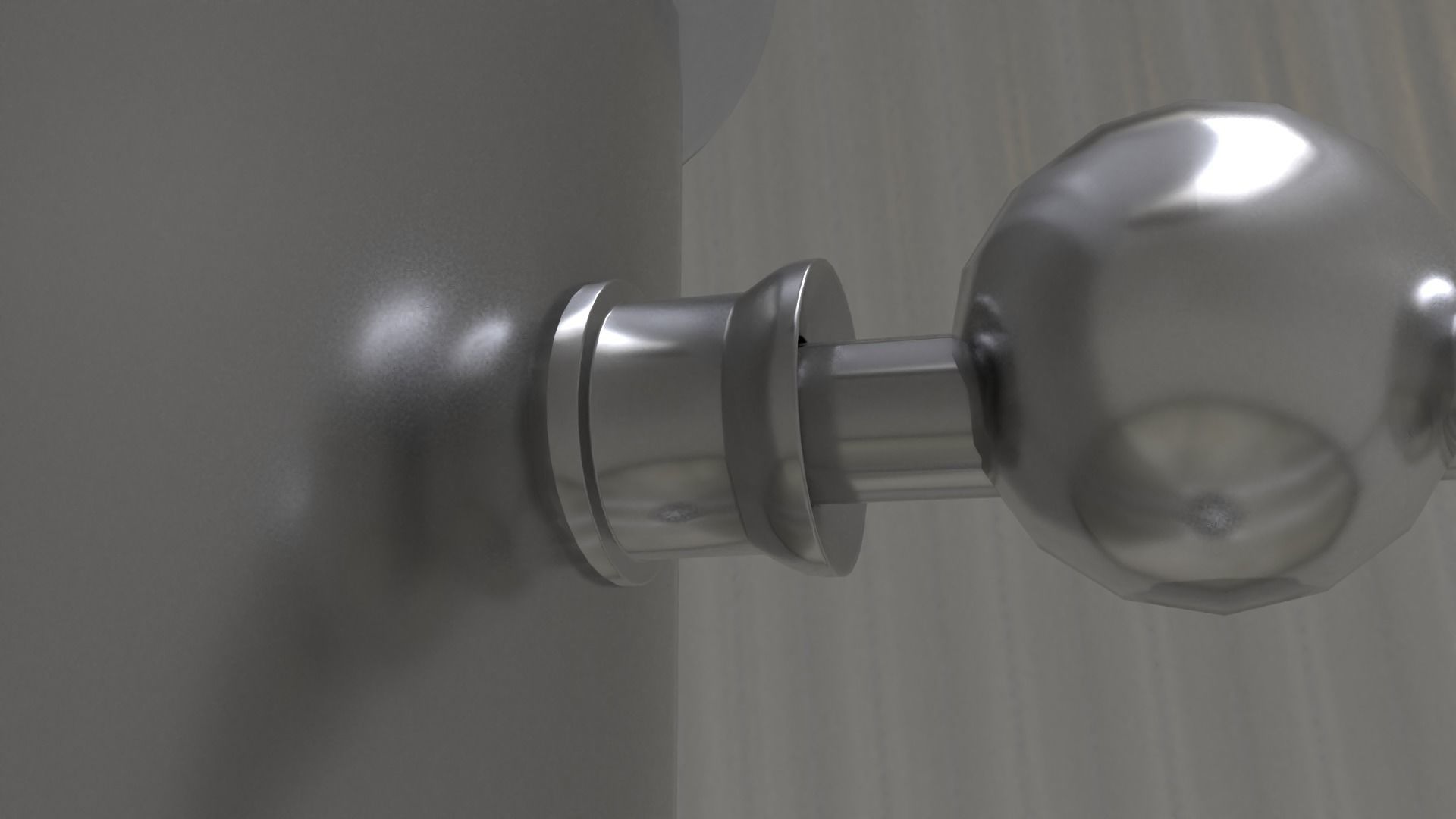 Living Room Table Lamp Low-poly 3D model_4