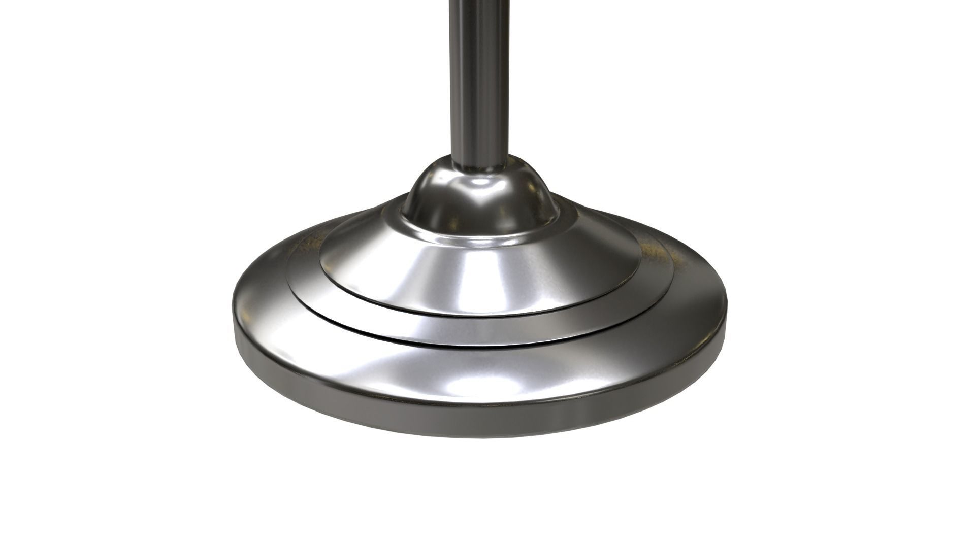 Living Room Table Lamp Low-poly 3D model_3