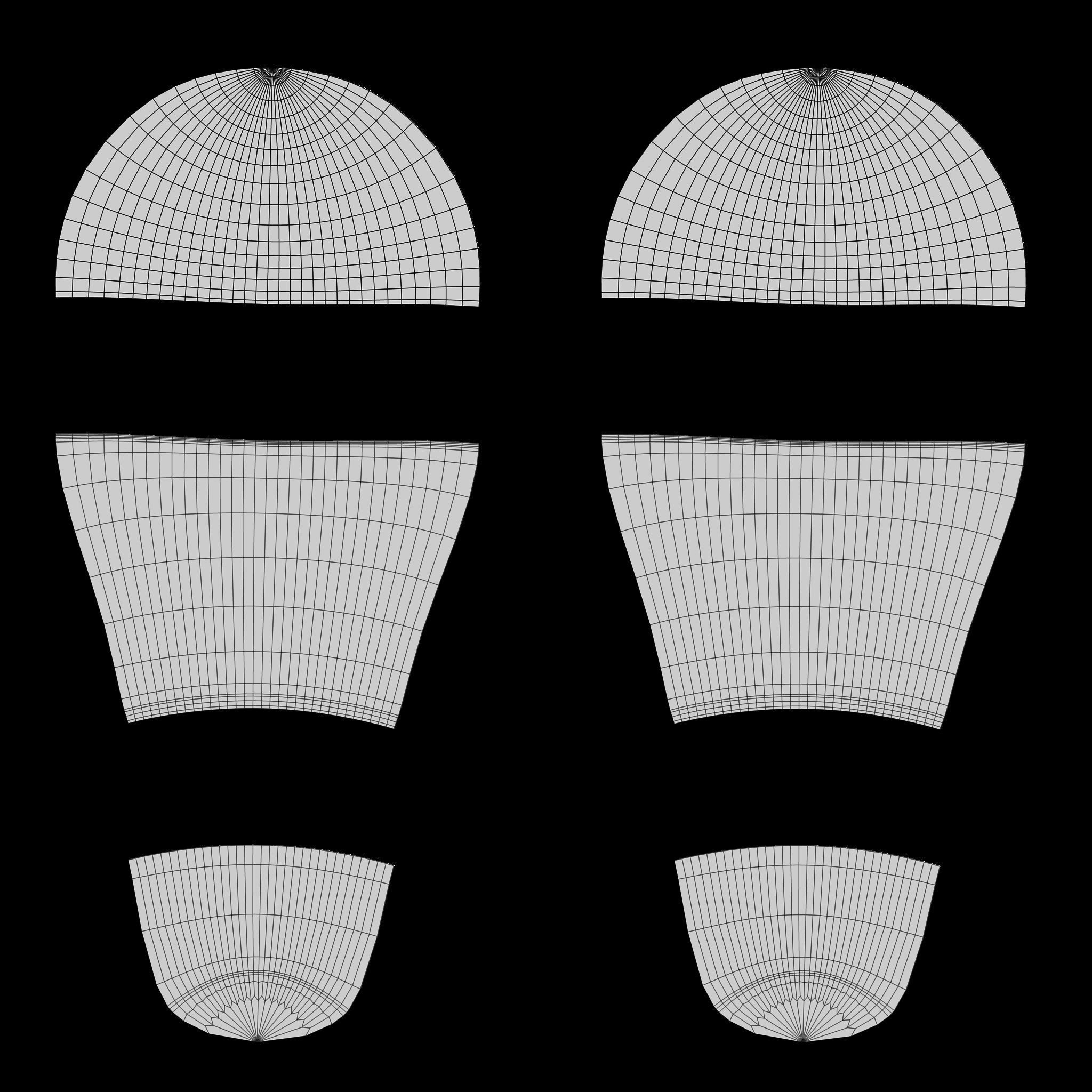 Living Room Table Lamp Low-poly 3D model_12