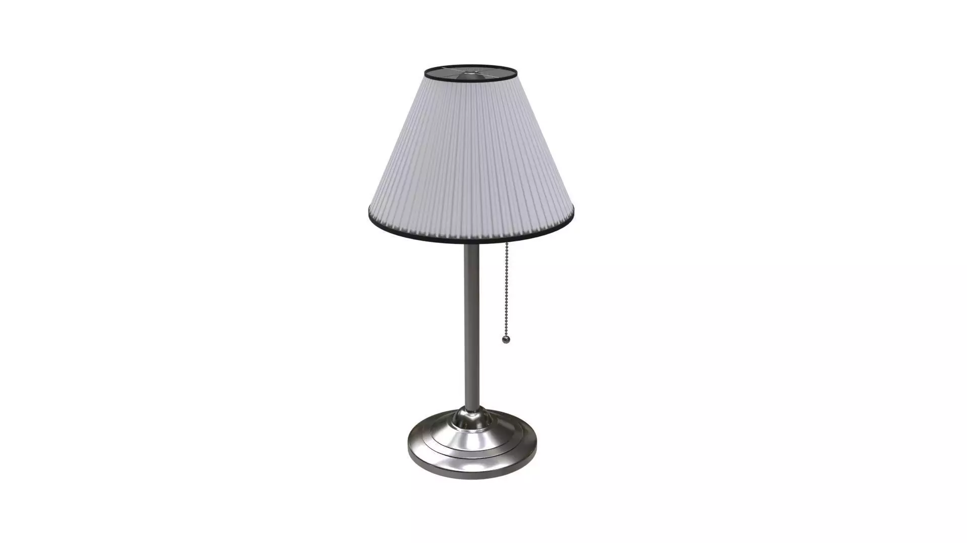 Living Room Table Lamp Low-poly 3D model_0