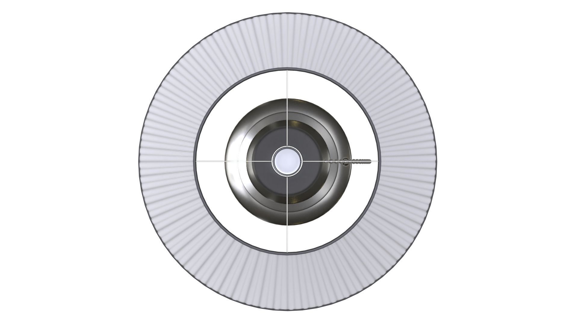 Living Room Table Lamp Low-poly 3D model_8