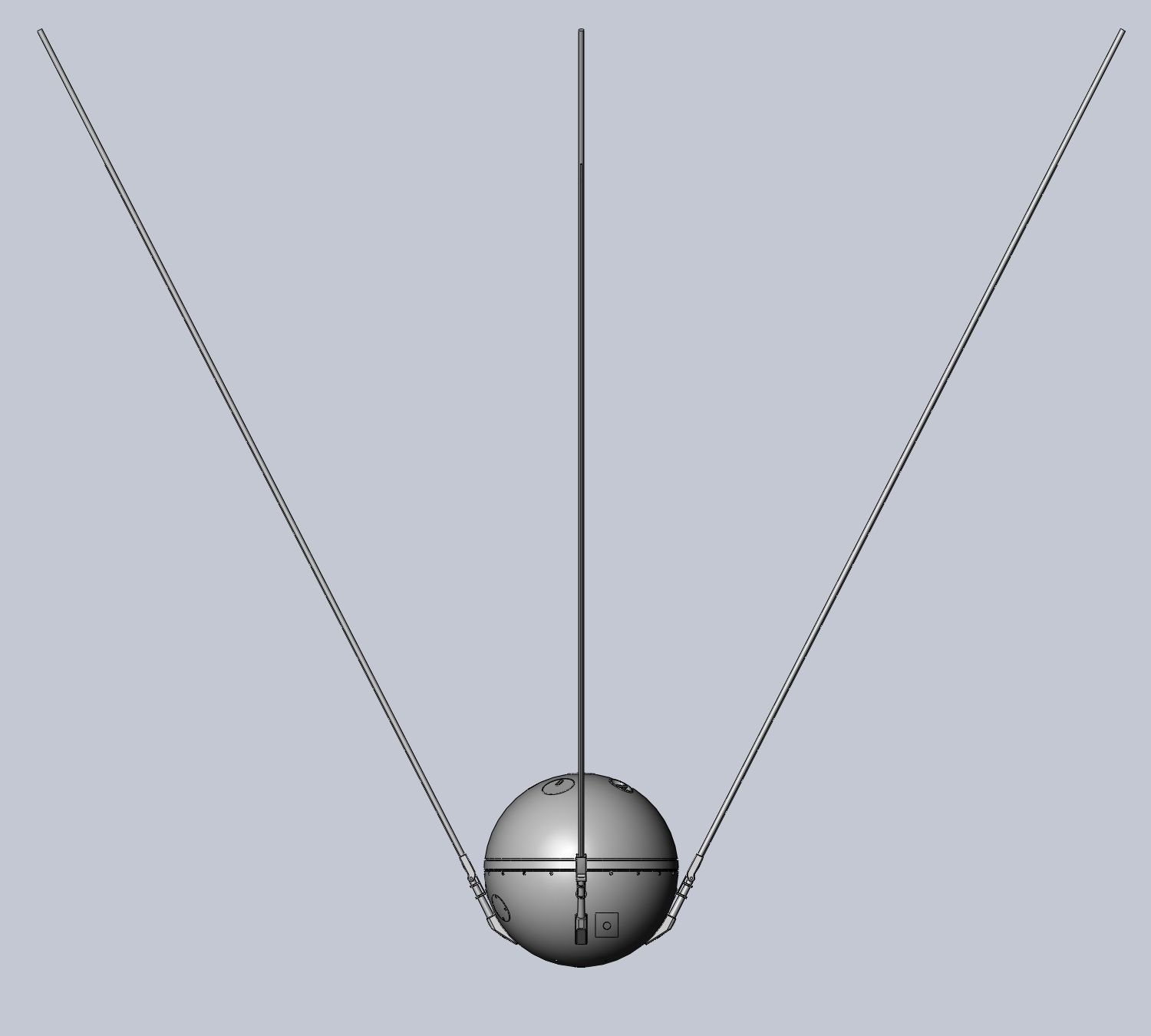 Sputnik Satellite 3D-Printable Detailed Scale Model 3D print model_31
