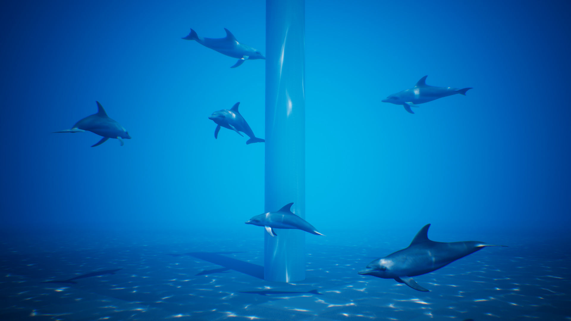 Dolphin Animation Pack - UE4 3ds Max Low-poly 3D model_3