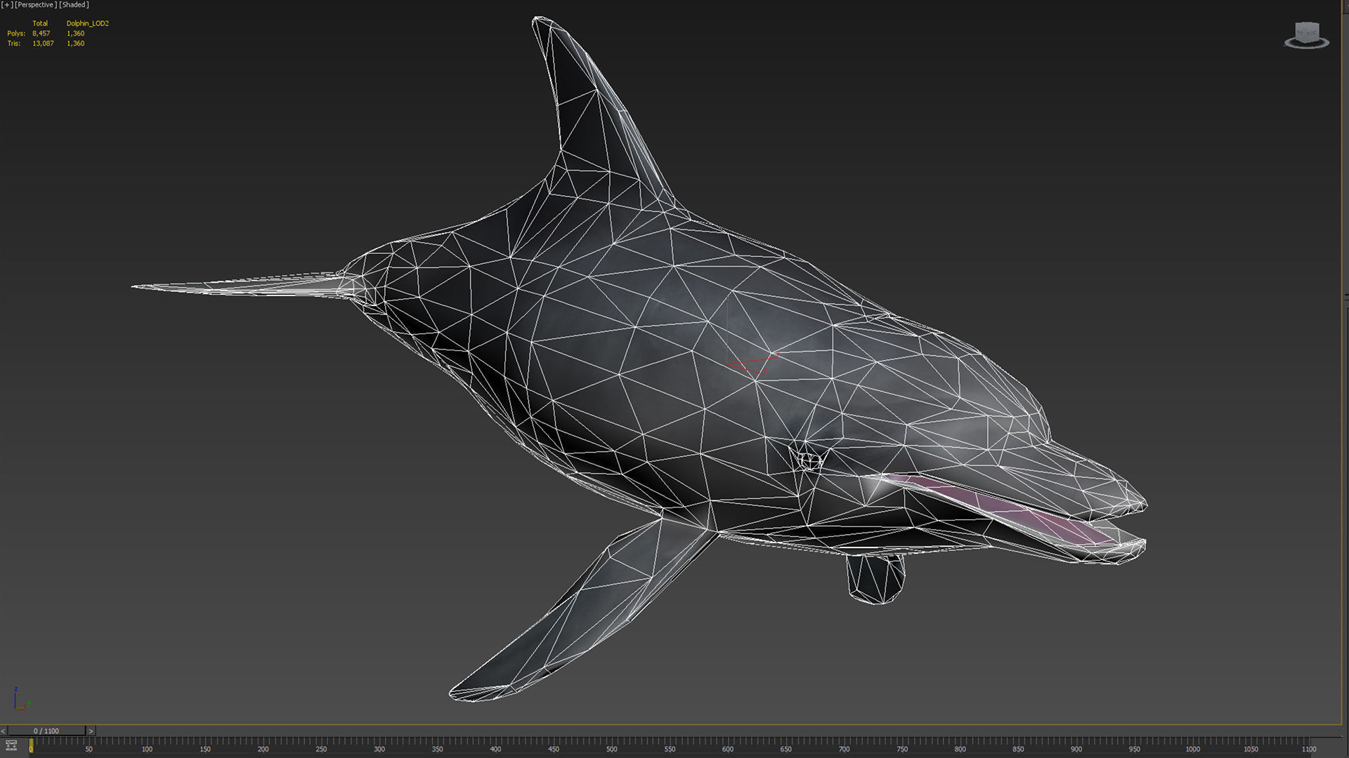 Dolphin Animation Pack - UE4 3ds Max Low-poly 3D model_10