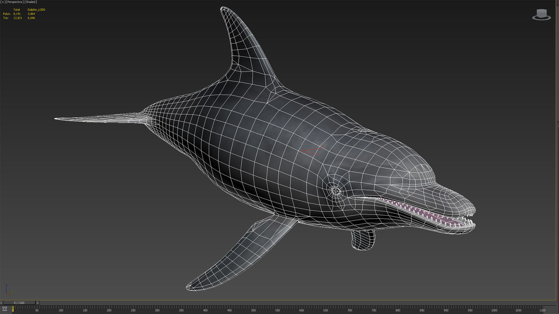 Dolphin Animation Pack - UE4 3ds Max Low-poly 3D model_8