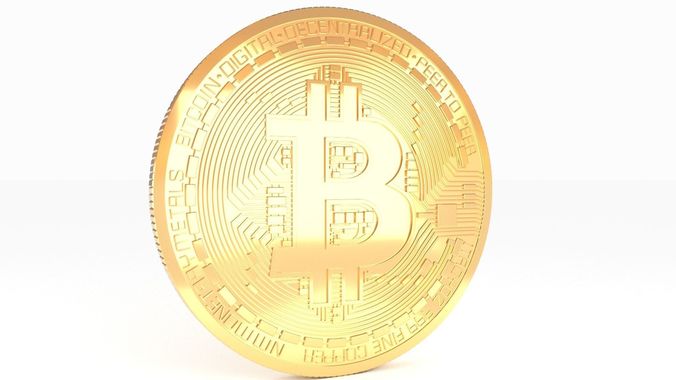 Bitcoin Realistic Detailed 3D model