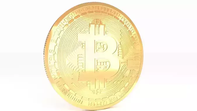 Bitcoin Realistic Detailed 3D model