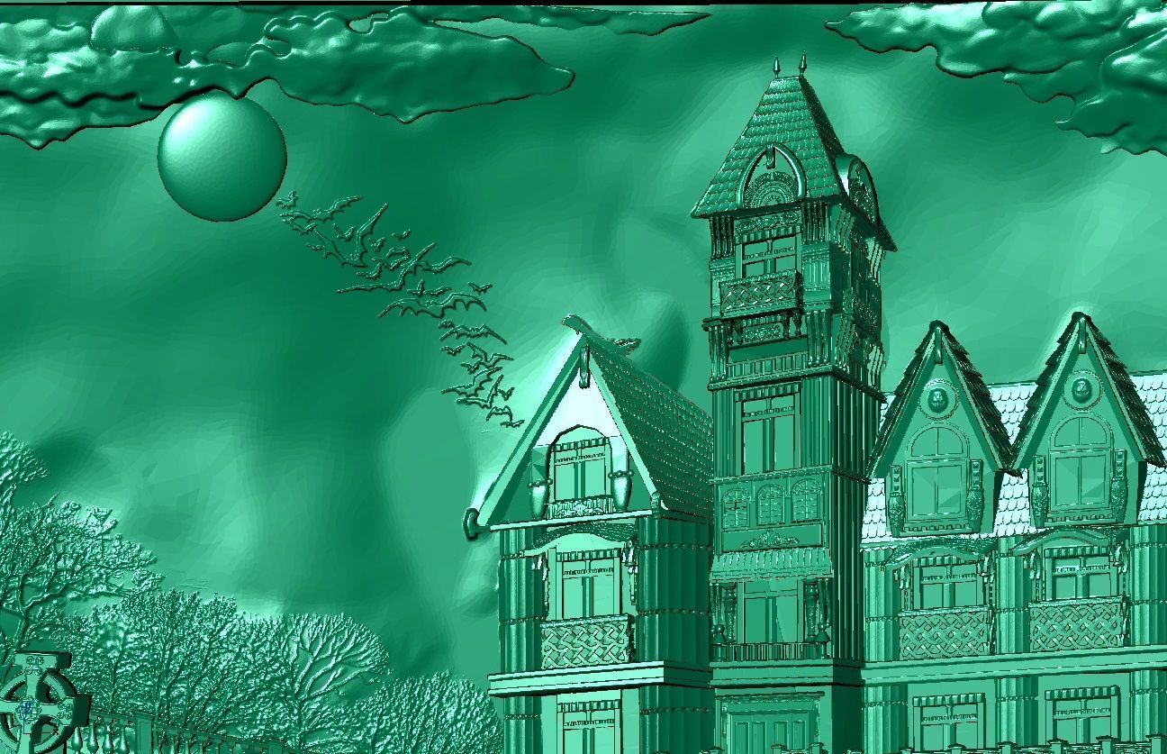 Dracula Castle     3D print model_3