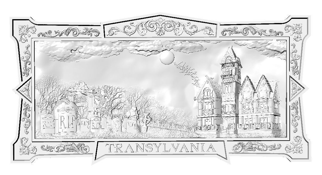 Dracula Castle     3D print model_2