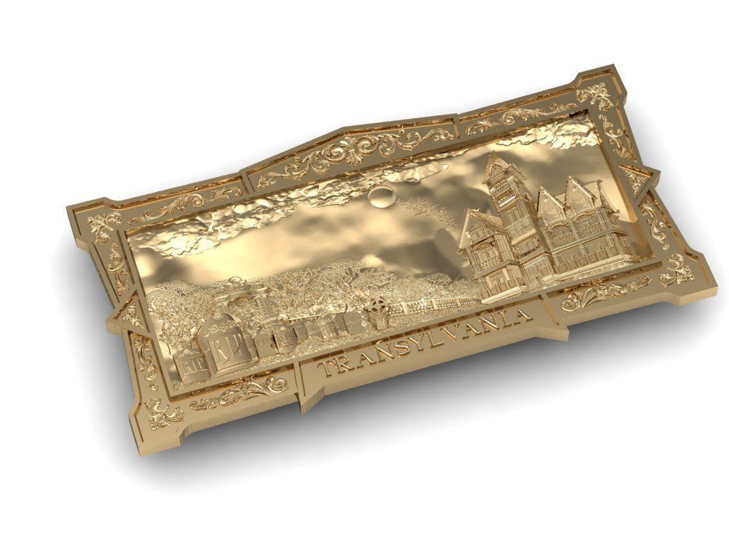 Dracula Castle     3D print model_1