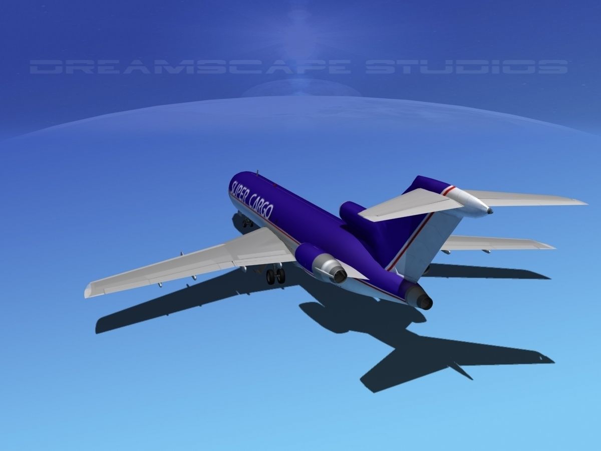 Boeing 727-200 Super Cargo 3D model_12