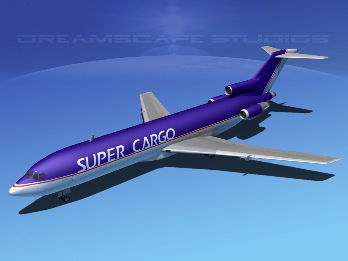 Boeing 727-200 Super Cargo 3D model_15