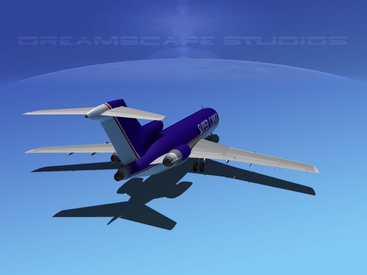 Boeing 727-200 Super Cargo 3D model_9
