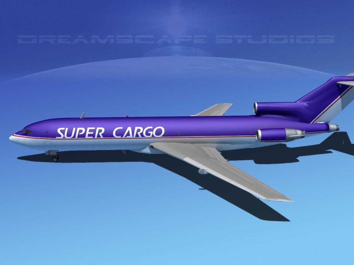 Boeing 727-200 Super Cargo 3D model_14