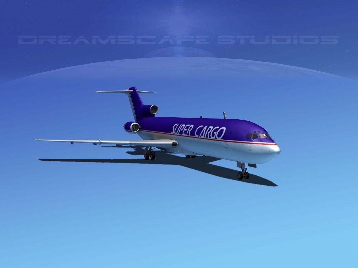 Boeing 727-200 Super Cargo 3D model_8