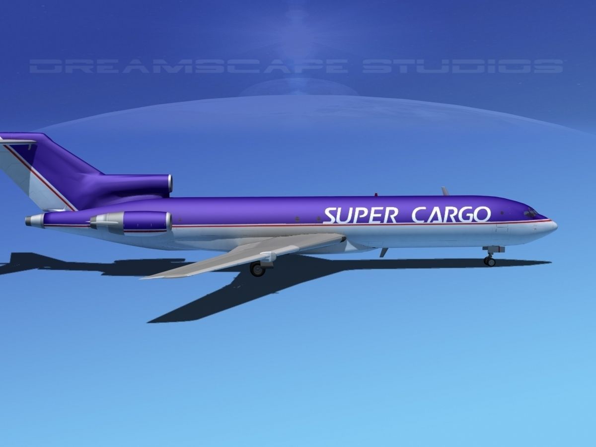 Boeing 727-200 Super Cargo 3D model_7