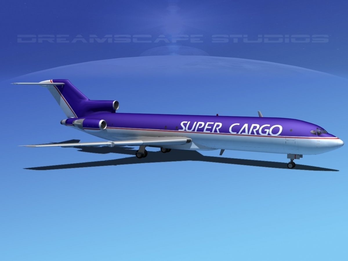 Boeing 727-200 Super Cargo 3D model_11