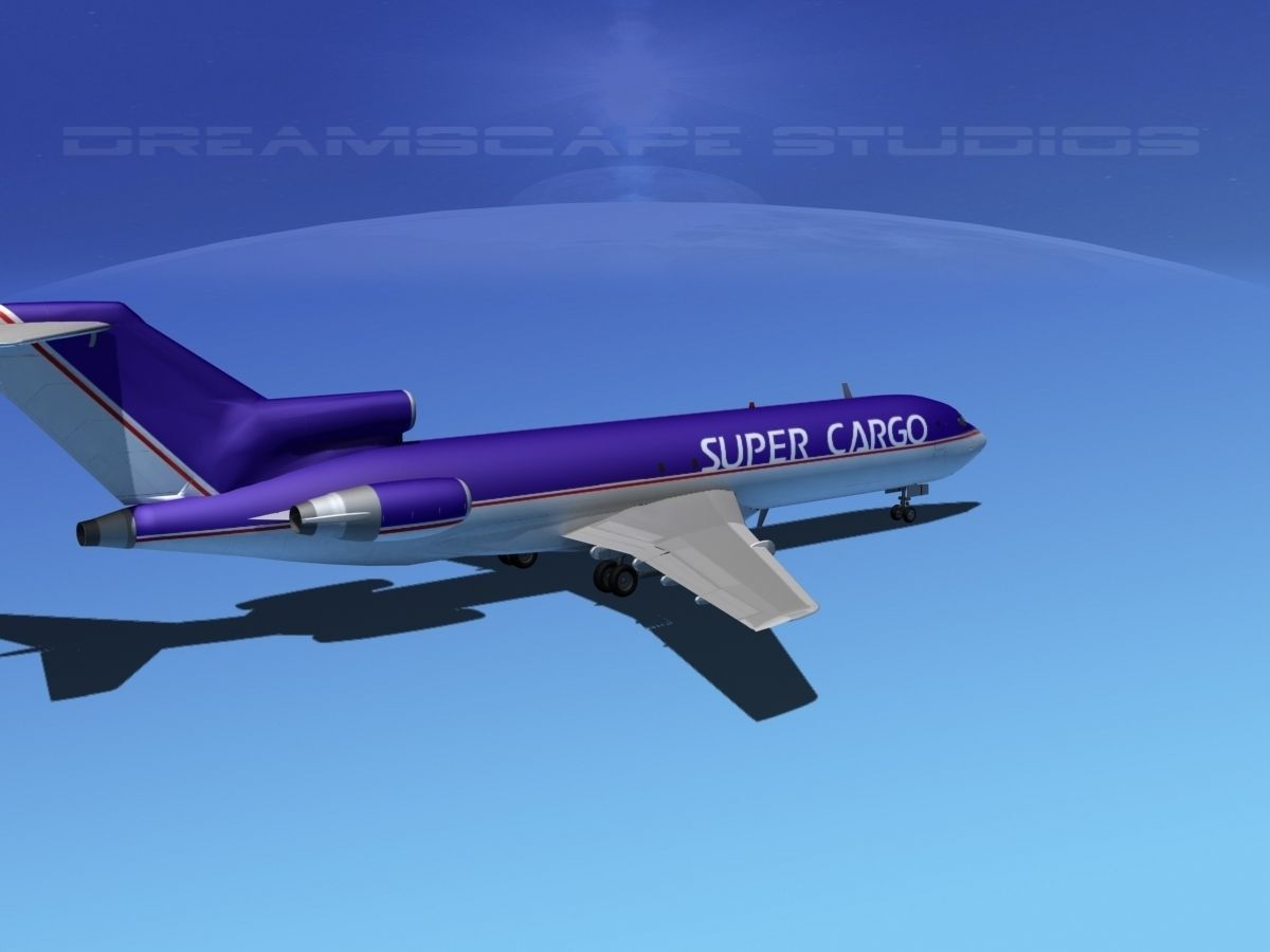 Boeing 727-200 Super Cargo 3D model_10