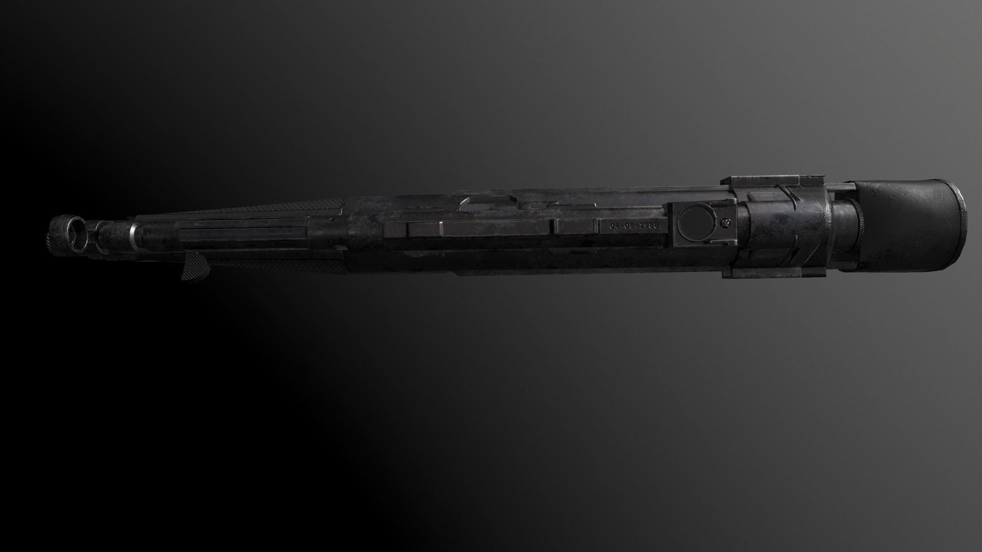 HK MP5 A3 Low-poly 3D model_12