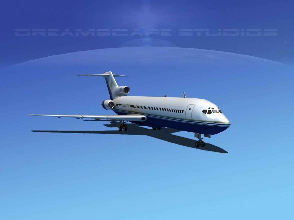 Boeing 727-200 United Holdings 3D model_6