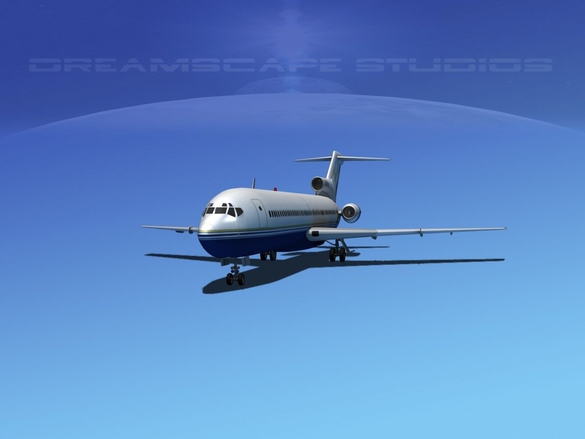 Boeing 727-200 United Holdings 3D model_3