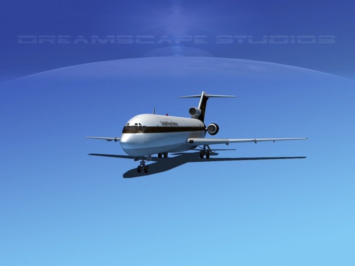 Boeing 727-200 UPS 1 3D model_6