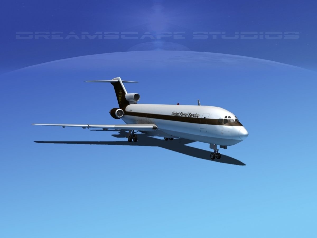 Boeing 727-200 UPS 1 3D model_7